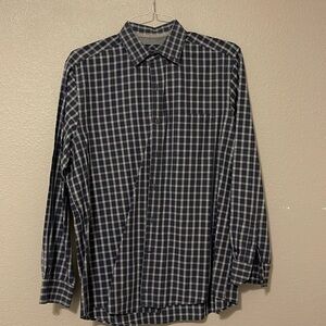 Johnston & Murphy Long Sleeve Button Down Shirt